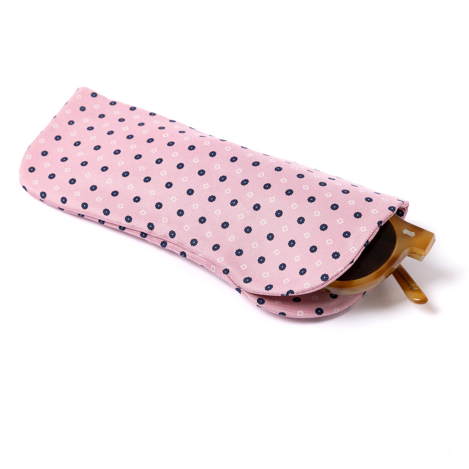 Glasses Case "Silk Case" made from Printed Silk - handmade